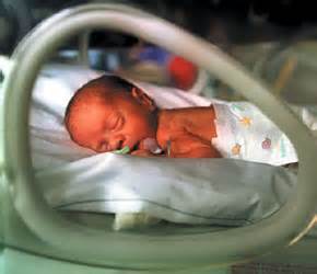 baby in an incubator